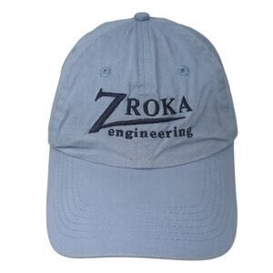 Zroka Engineering Slideback Baseball Cap Blue One Size Adjustable Harriton